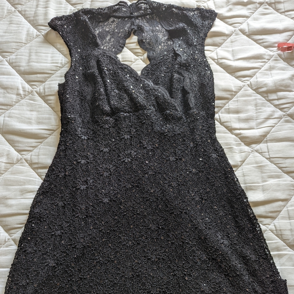 Black cocktail dress